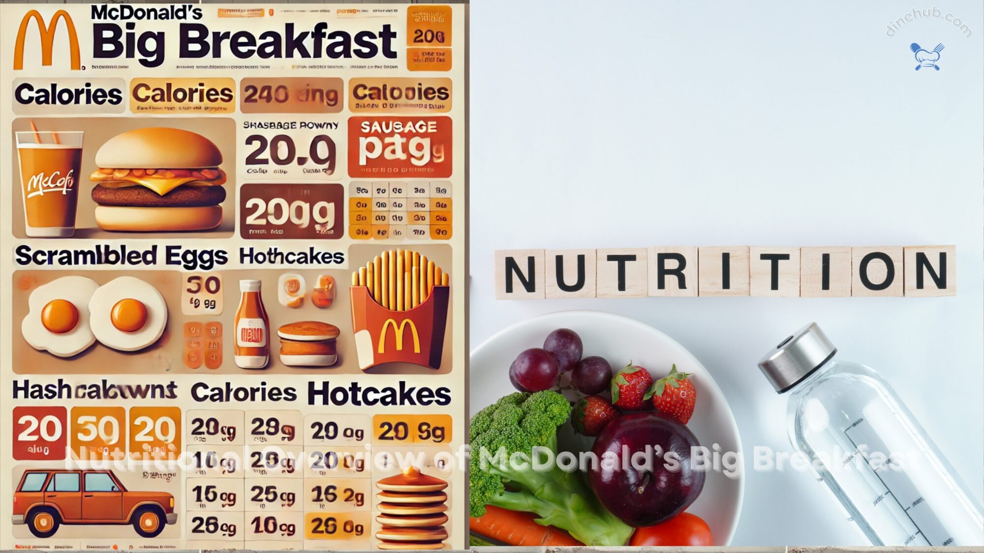 Nutritional Overview of McDonald’s Big Breakfast