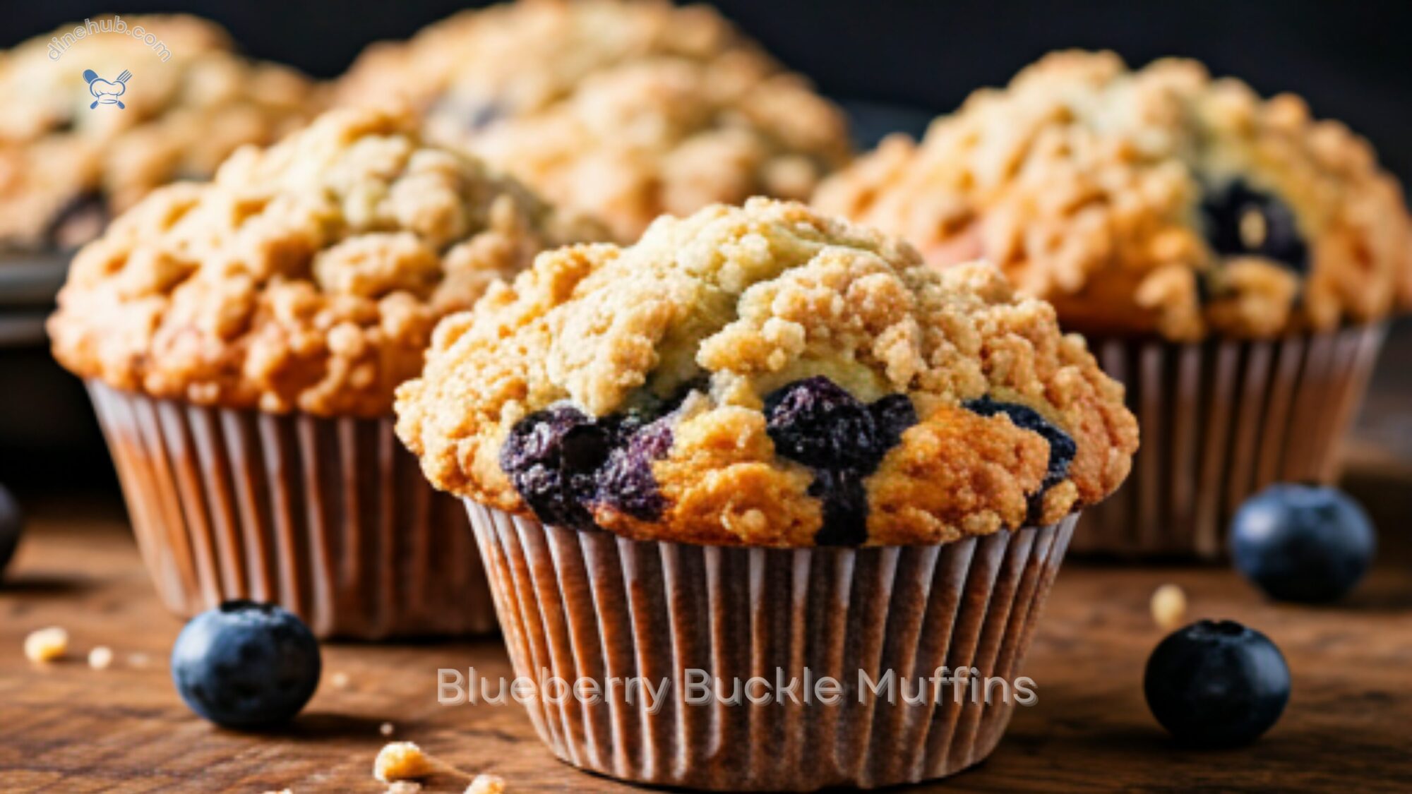 Blueberry Buckle Muffins