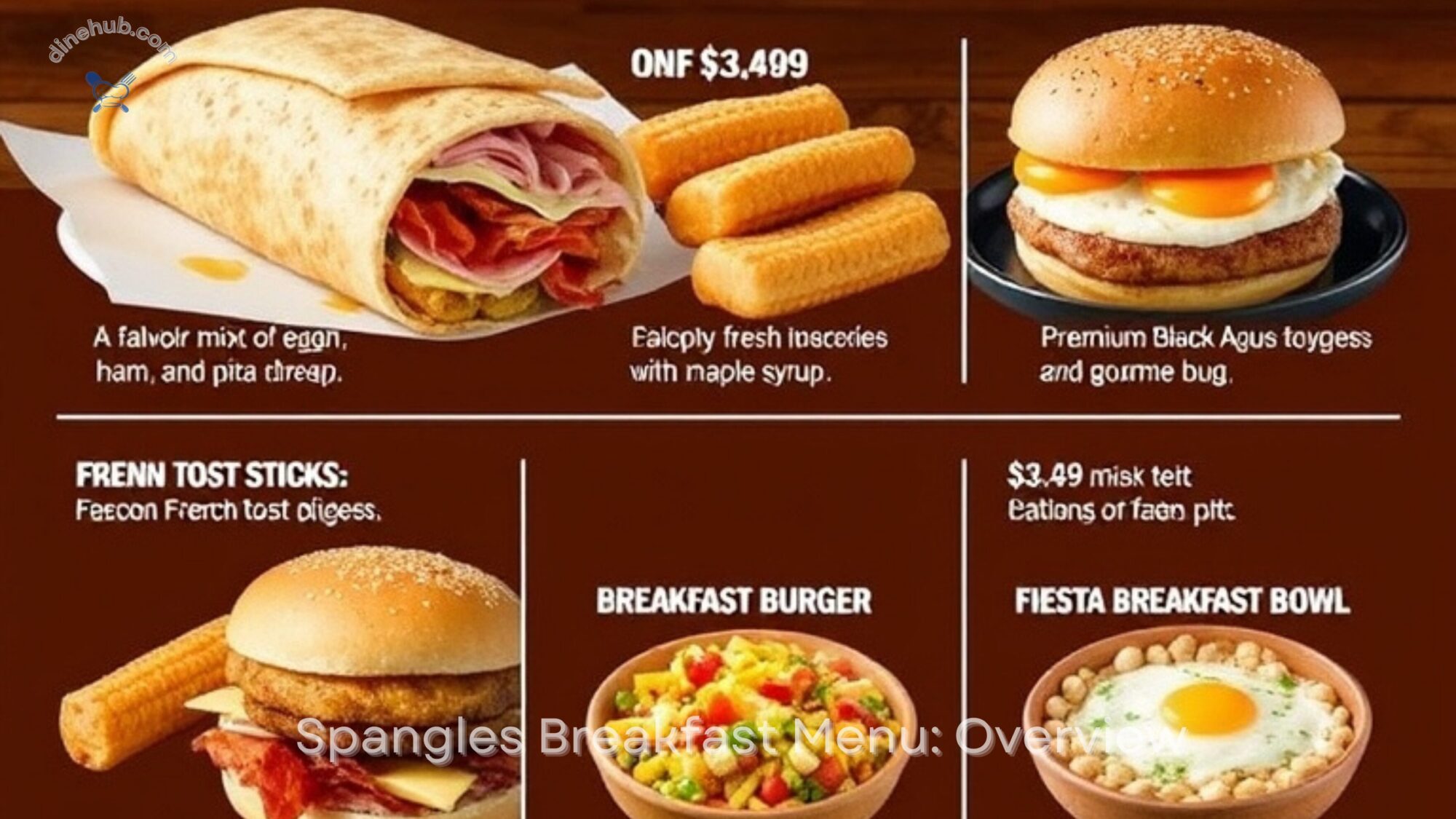 Spangles Breakfast Menu Overview